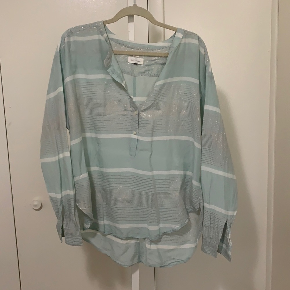 Striped Cotton Blouse